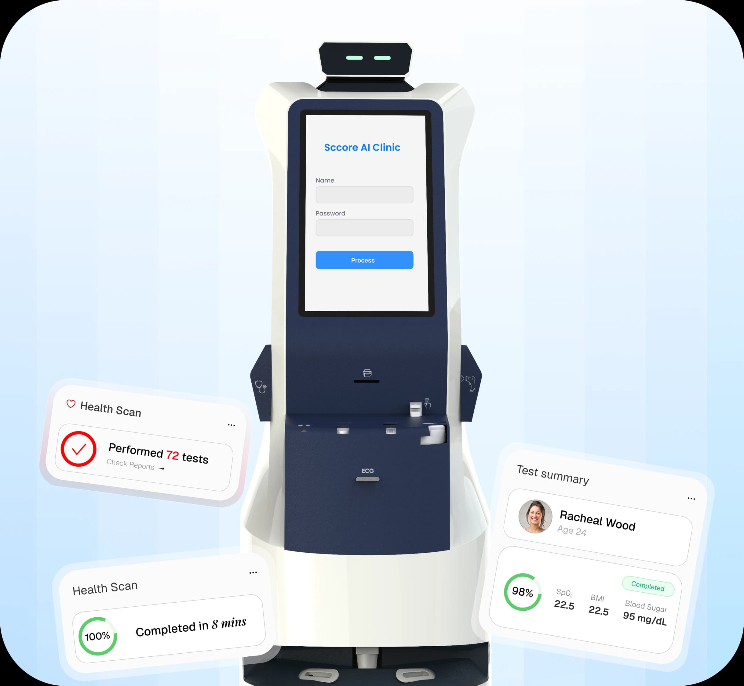 Sccore AI Clinic AI Health Kiosk