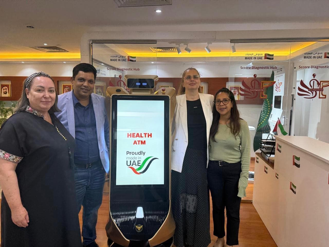 Team photo at the Sccore Diagnostic Hub