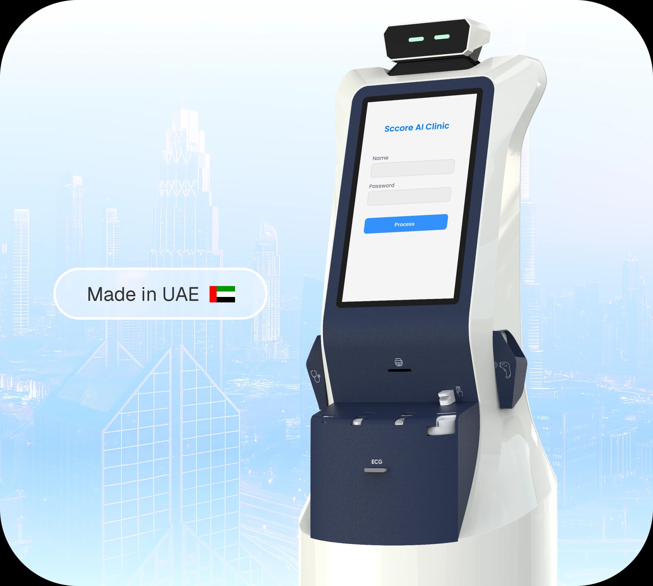 Sccore AI Kiosk — Made in UAE